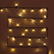 Гирлянда эл.д/улицы точечная 11м 120LED (тем.провод) цв.т.белый мерц. арт.183-739
