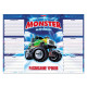 Расписание уроков А3 (ErichKrause) Monster Car арт 49720