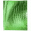 Тетрадь А5 клетка 48 листов бумвинил скоба (Hatber) Metallic CROCO Зеленый арт 48Т5бвВ1 - 