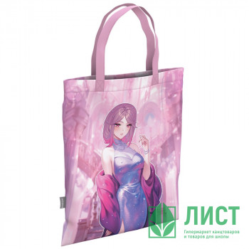 Сумка шопер (ErichKrause) Manga Rose розовый 40x32 см арт.60950 Сумка шопер (ErichKrause) Manga Rose розовый 40x32 см арт.60950