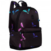 Рюкзак для девочек (Grizzly) арт.RXL-323-11/1 летучие мыши 26х38х12 см
