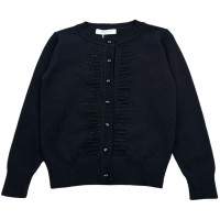 Кардиган для девочки (Malini) артикул 7001 размерный ряд 32/128-40/158 цвет черный
