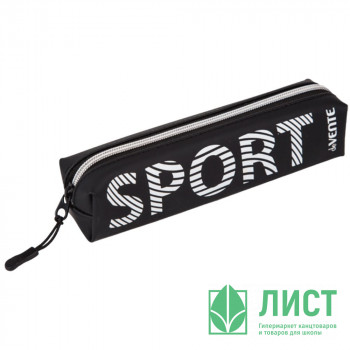 Пенал-косметичка 1 отделение силикон (deVente) Sport 200х40х40 мм черный арт.7029453 Пенал-косметичка 1 отделение силикон (deVente) Sport 200х40х40 мм черный арт.7029453