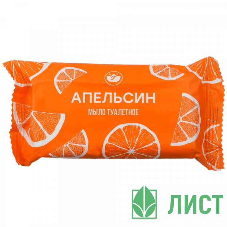 Мыло туалетное 100г в обертке  Апельсин Флора (ст.90)