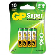 Батарейка LR03 GP Super Alkaline BL4 (цена за упаковку)