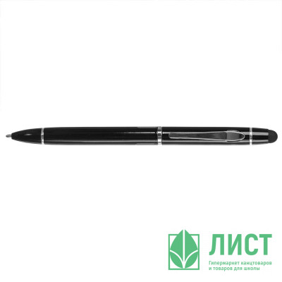 Ручка шариковая подарочная (Basir) металлический корпус, черный, серебряный клип, поворотный  механизм арт.МС-5794 (Ст.12) Ручка шариковая подарочная (Basir) металлический корпус, черный, серебряный клип, поворотный  механизм арт.МС-5794 (Ст.12)