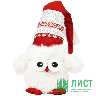 Игрушка декор. "Сова в колпаке" 58,5см цв.белый с красным арт.89630 Игрушка декор. "Сова в колпаке" 58,5см цв.белый с красным арт.89630