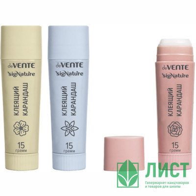 Клей-карандаш 15г deVENTE (быстросохнущий) sigNATURE PVP основа арт.4042501 (Ст.12/324) Клей-карандаш 15г deVENTE (быстросохнущий) sigNATURE PVP основа арт.4042501 (Ст.12/324)