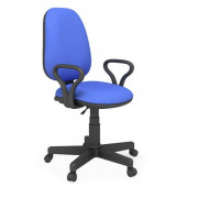 Кресло для оператора пластик/ткань PRESTIGE синий (С-06/B-12)