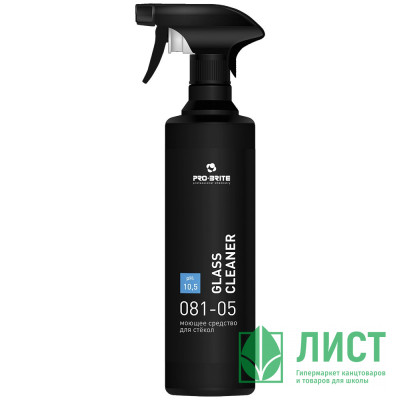 ч/с для стекол 500мл Pro-Brite Glass Cleaner Professional с курком арт.081-05 (Ст.12) ч/с для стекол 500мл Pro-Brite Glass Cleaner Professional с курком арт.081-05 (Ст.12)
