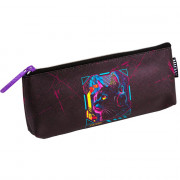 Пенал-косметичка 1 отделение кожзам (deVente) Label. Cyber Cat 210x80x35мм арт.7026503