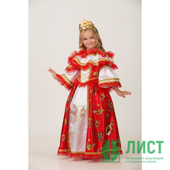 Костюм для девочки Герцогиня (платье,корона,подъюбник) р.28/110-38/146 арт.1903 Костюм для девочки Герцогиня (платье,корона,подъюбник) р.28/110-38/146 арт.1903