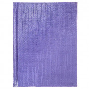 Записная книжка А6 твердая обложка 64 листа (Hatber) METALLIC Фиолетовый арт.64ЗКт6В5