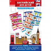 Карточки обучающие А5 (ФДА-card) Английский для детей 180 карточек арт.2H-01