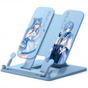 Подставка для книг (ErichKrause) Manga пластик голубая 19х23,5х1,5 см арт.61549
