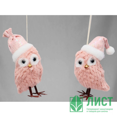 Украшение декор.подвесное текстиль "Сова" 10см цв.асс. арт.DL-DRL04596 Украшение декор.подвесное текстиль "Сова" 10см цв.асс. арт.DL-DRL04596
