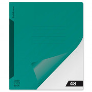 Тетрадь пластиковая обложка  А5 клетка 48 листов ErichKrause CoverProBook Риф бирюзовый текстура песок арт.63788