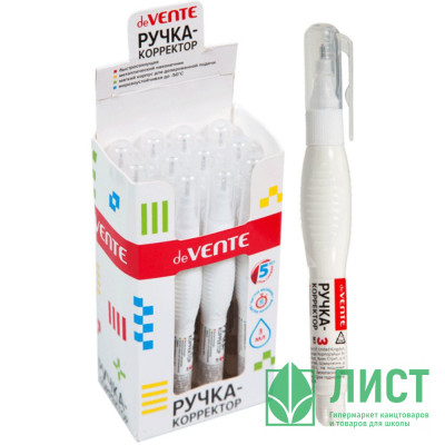 Корректирующая ручка 3мл deVENTE металлический наконечник арт.4061102 Корректирующая ручка 3мл deVENTE металлический наконечник арт.4061102
