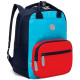 Рюкзак для девочек (Grizzly) арт.RXL-226-2/1 синий-голубой 27х38х15см