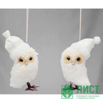 Украшение декор.подвесное текстиль "Сова" 10см цв.асс. арт.DL-DRL04597 Украшение декор.подвесное текстиль "Сова" 10см цв.асс. арт.DL-DRL04597