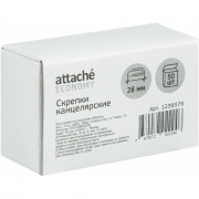 Скрепки стальные  Attache Economy 28мм овальные, негофрированные 50шт/упаковке