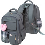 Рюкзак для девочек deVENTE Я. Серый (ME. Gray) 42x31x20 см арт.7032630