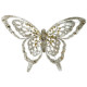 Украшение декоративное "Бабочка в беже" 18,5см арт.87522