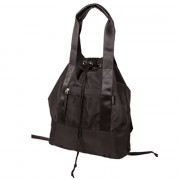 Сумка-рюкзак для сменной обуви 1 отделение(deVENTE) 40x32x13см  черная арт  7032192