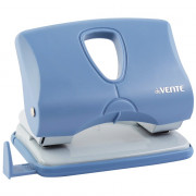 Дырокол (20л) deVENTE пластиковый с линейкой СигНАТУР (sigNATURE) сумеречный синий арт.4020512