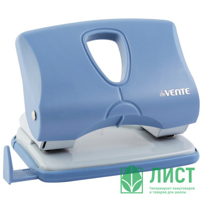 Дырокол (20л) deVENTE пластиковый с линейкой СигНАТУР (sigNATURE) сумеречный синий арт.4020512 Дырокол (20л) deVENTE пластиковый с линейкой СигНАТУР (sigNATURE) сумеречный синий арт.4020512