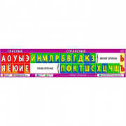 Плакат-гирлянда "Гласные-согласные" арт.P-20