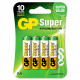 Батарейка LR06 GP Super Alkaline BL4 (цена за упаковку)