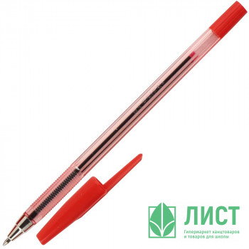Ручка шариковая прозрачный корпус (BEIFA) красная арт.927 (Ст.50/4000) Ручка шариковая прозрачный корпус (BEIFA) красная арт.927 (Ст.50/4000)