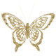 Украшение декоративное "Бабочка в золоте" 18,5см арт.87521