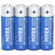 Батарейка LR06 Mirex ВL4 (цена за упаковку) (Ст.4/40) без блистера