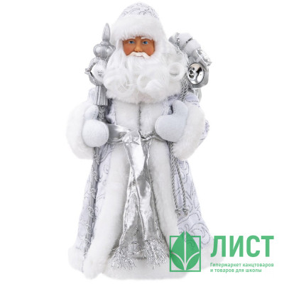 Игрушка декор. &quot;Дед Мороз в серебрянной шубе&quot; 31,5см арт.90704 Игрушка декор. "Дед Мороз в серебрянной шубе" 31,5см арт.90704