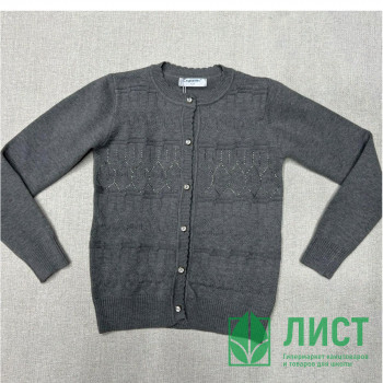 Кардиган для девочки (Multibrend) арт.yb-10076-2 размерный ряд 34/134-42/158 цвет синий Кардиган для девочки (Multibrend) арт.yb-10076-2 размерный ряд 34/134-42/158 цвет синий