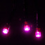 Гирлянда электрическая для дома точечная 13м 152LED цвет розовый (зеленый провод) 8режимов (можно соединять) арт.120-066 - 