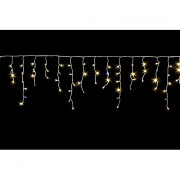 Гирлянда эл.д/улицы подвесная Бахрома 5*0,4/0,6м 196LED (св.провод) цв.белый 1реж. IP54 арт.725-504