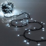 Гирлянда эл.д/дома нить "Твинкл Лайт" 40м 800LED цв.белый (ч.провод,соединение) 8реж. IP20 арт.725-950