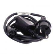 Шнур с адаптером и вилкой д/уличной гирлянды D-0,5см L150W3 H2см арт.703311