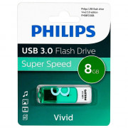 Флеш диск 8GB PHILIPS VIVID3.0, USB 3.0