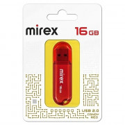 Флеш диск 16GB USB 2.0 Mirex Candy красный