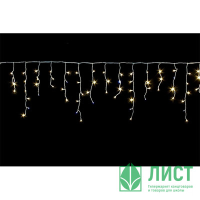 Гирлянда эл.д/улицы подвесная Бахрома 5*0,4/0,6м 196LED (св.провод) цв.т.белый 1реж IP54 арт.725-506 Гирлянда эл.д/улицы подвесная Бахрома 5*0,4/0,6м 196LED (св.провод) цв.т.белый 1реж IP54 арт.725-506