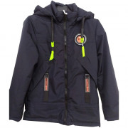 Куртка  для мальчика (MULTIBREND) арт.yb-YY2322-1 размерный ряд 32/128-40/152 цвет синий
