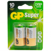 Батарейка LR14 GP Super Alkaline BL2 (цена за упаковку)
