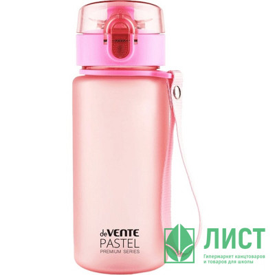 Бутылка 400 мл deVENTE Pastel матовая розовая  арт.8090330 Бутылка 400 мл deVENTE Pastel матовая розовая  арт.8090330