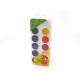 Акварельные краски 24 цвета (ГАММА) ПЧЕЛКА пластиковая коробка без кисти медовые арт 212035