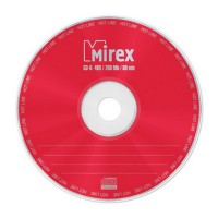 Диск  CD-R Mirex Hotline 700Мб 80мин 48x Cake Box (Ст.25) УПАКОВКА