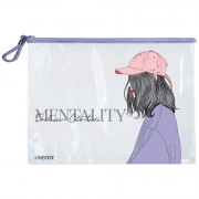 Папка-конверт на молнии А5(235*180) 280мкм deVENTE Mentality арт.3072317
